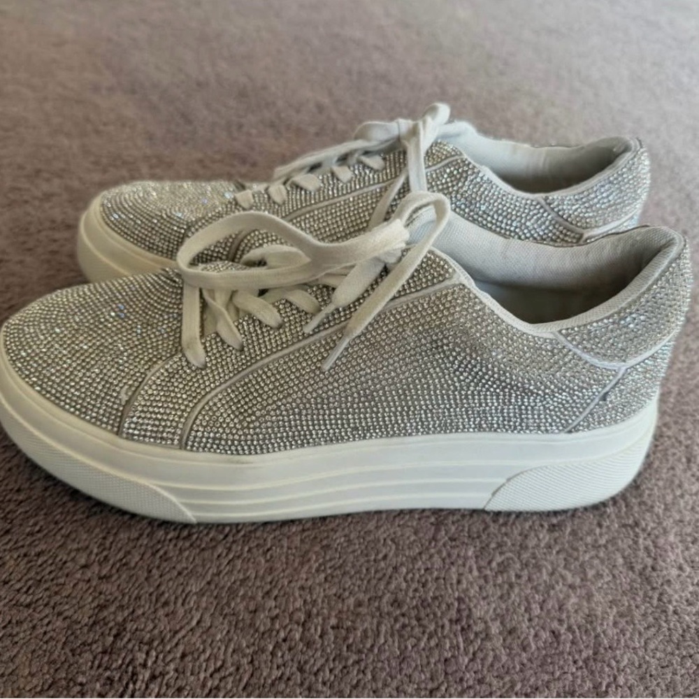 Jessica Simpson Rhinestone Sneakers - Women’s size 9